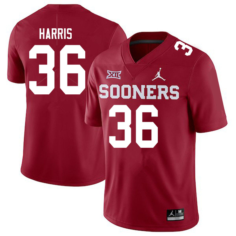Men #36 Isaiah Harris Oklahoma Sooners Jordan Brand College Football Jerseys Sale-Crimson - Click Image to Close